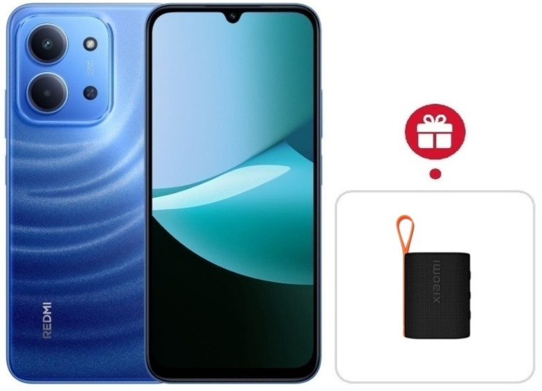 Смартфон Xiaomi Redmi 15C 4G 4/128GB Moonlight Blue + подарок купить,NaN