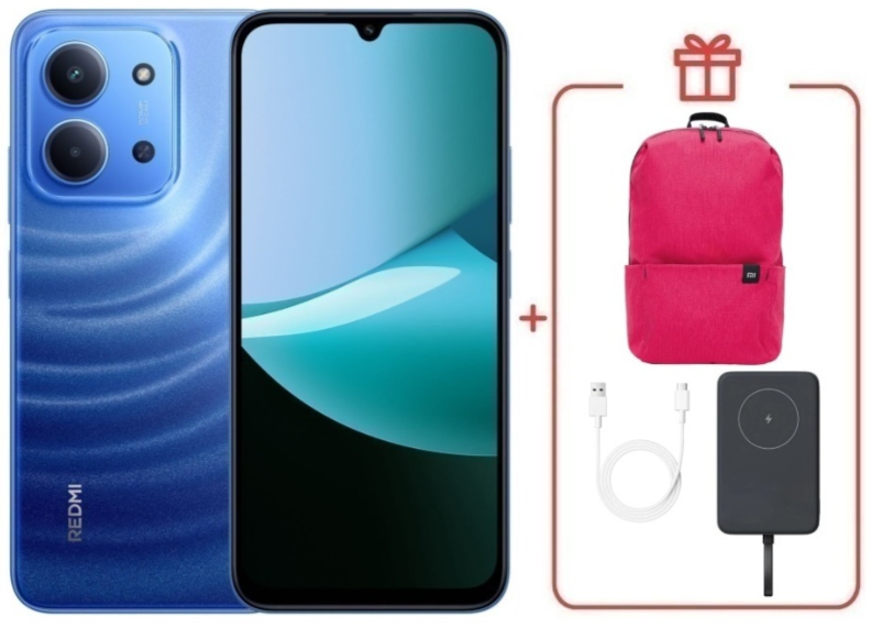 Смартфон Xiaomi Redmi 15C 4G 4/128GB Moonlight Blue + подарок купить,NaN
