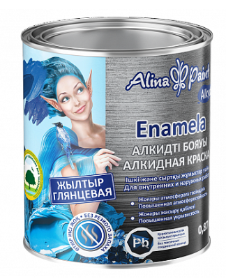 Эмаль Alina Paint Alkyd Enamela - 711 белая глянцевая 2.7кг купить,NaN