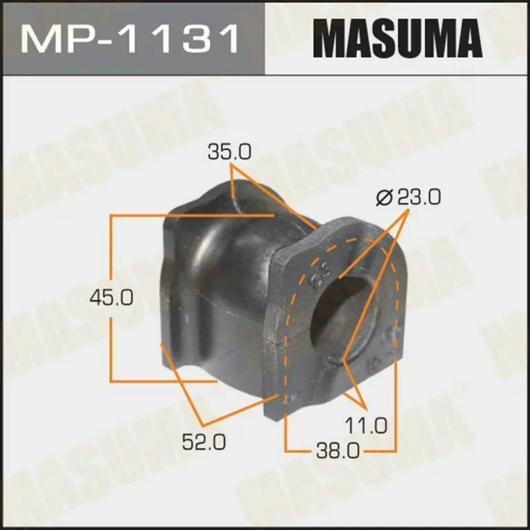 Втулка стабилизатора Masuma MP-1131 d23 51306-SZA-A02 купить,NaN