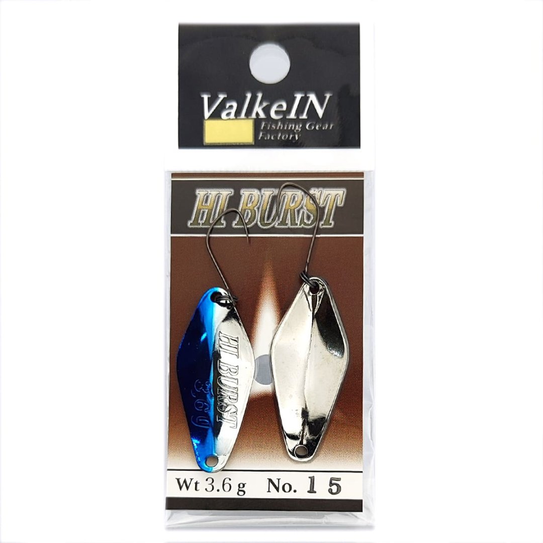 Блесна ValkeIN VALKEIN Hi Burst 3.6g# Color No.15 Silver/blue 1 шт