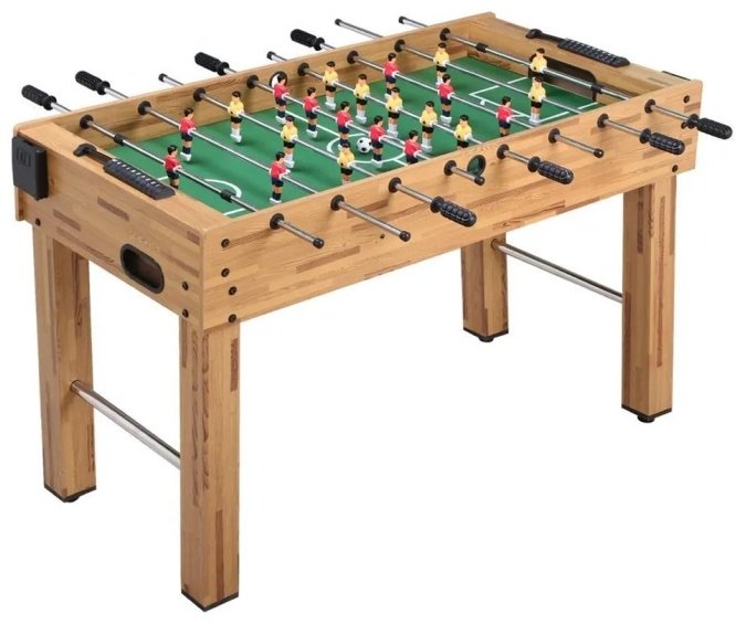 Игровой стол FitTop для футбола желтый 4 фута