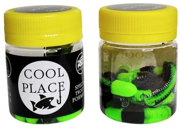 Мягкая приманка Cool Place CPSBK0016 7 шт 65 мм ЧЕРНО-ЗЕЛЁНЫЙ купить,NaN