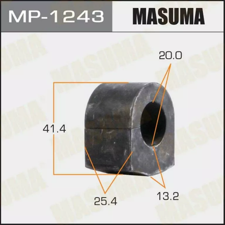 Втулка стабилизатора Masuma MP-1243 d20 54613-VB002 купить,NaN