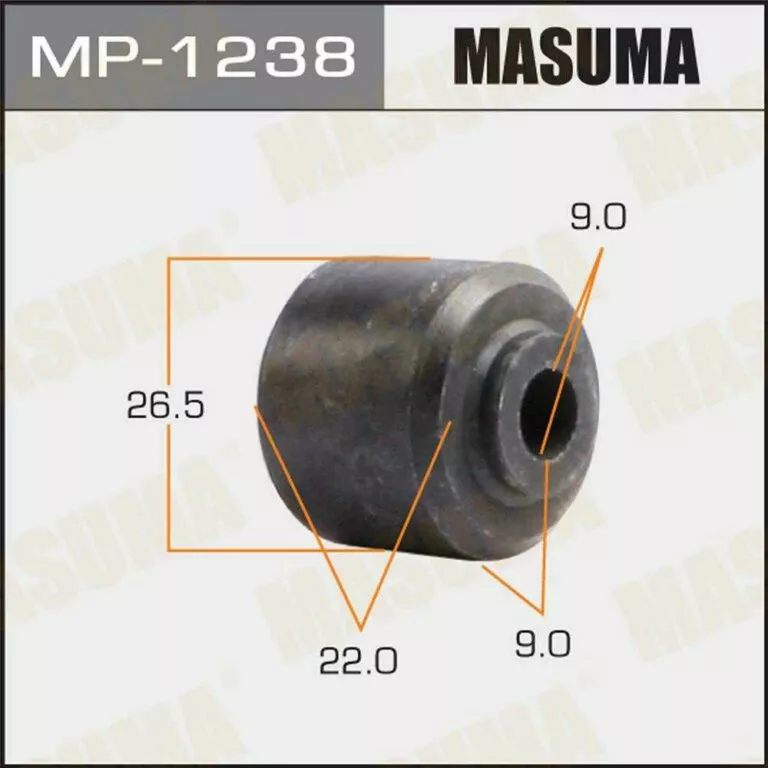 Втулка стабилизатора Masuma MP-1238 d8.5 48817-36011 купить,NaN