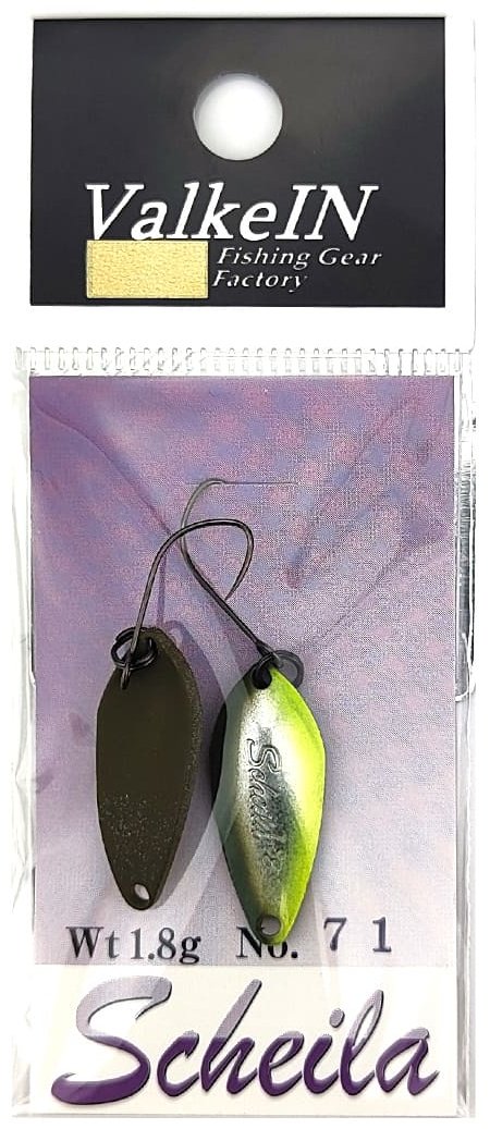 Блесна ValkeIN ValkeIN Scheila# 1.8g Color 71, Poker Olive 1 шт купить,NaN
