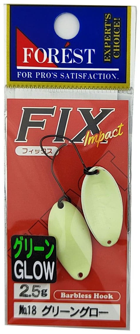 Блесна FOREST Fix Impact Color 18 1 шт 26 мм Green Glow купить,NaN