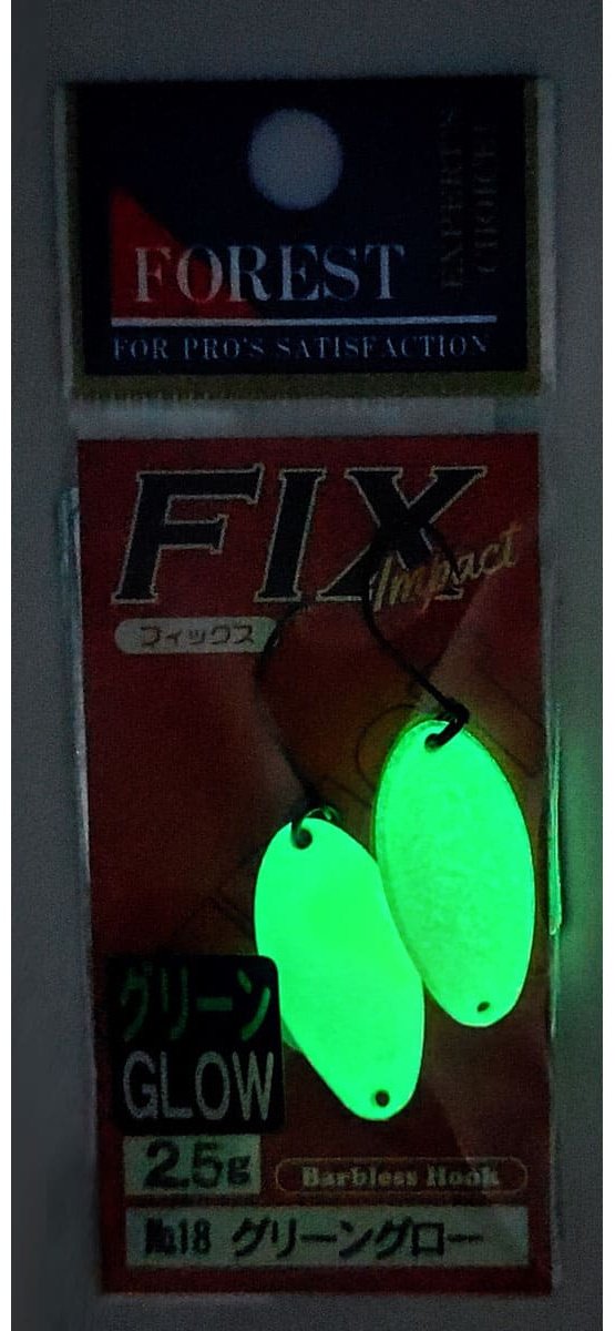 Блесна FOREST Fix Impact Color 18 1 шт 26 мм Green Glow купить,NaN
