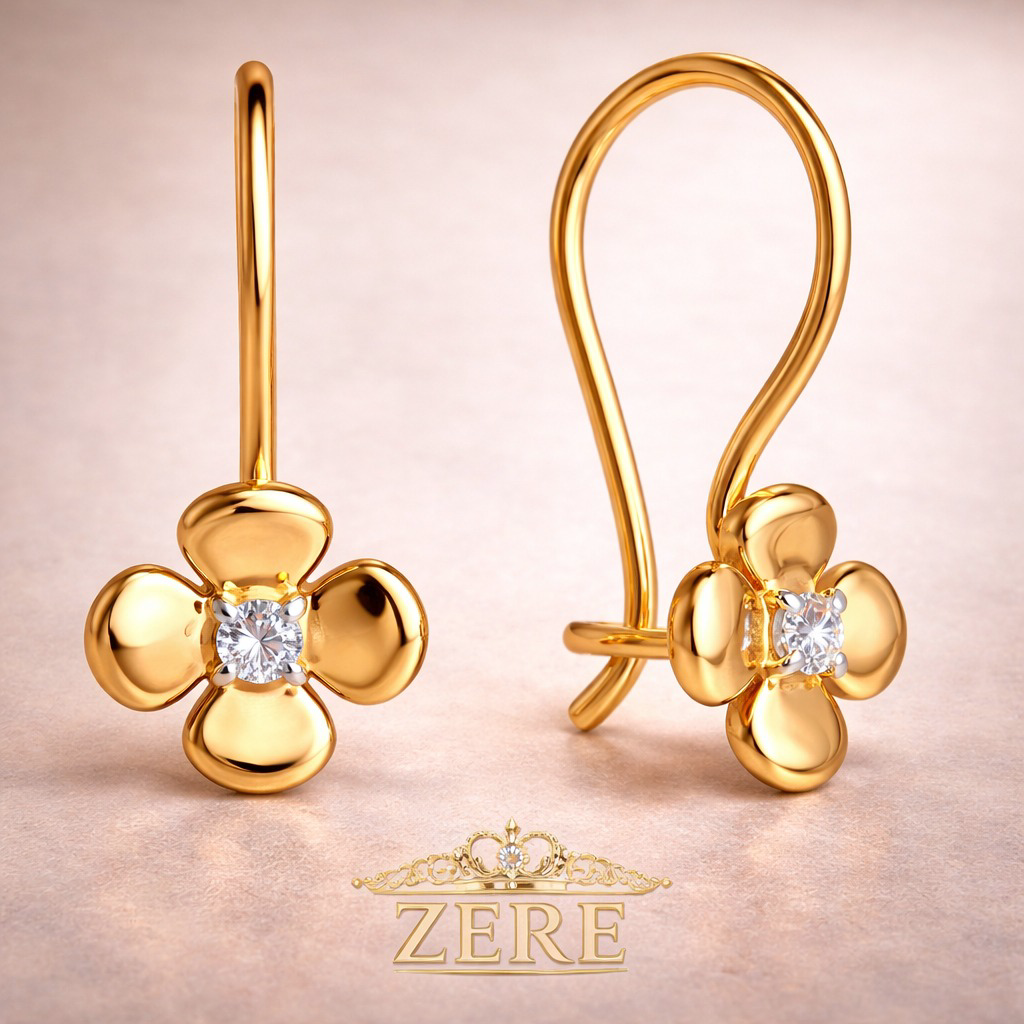 Серьги детские Zere ZR270313 золото 0.94гр купить,76400