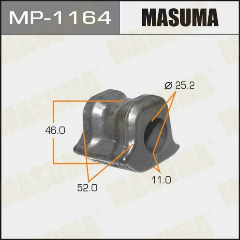 Втулка стабилизатора Masuma MP-1164 48815-28200 d25.2 L купить,NaN