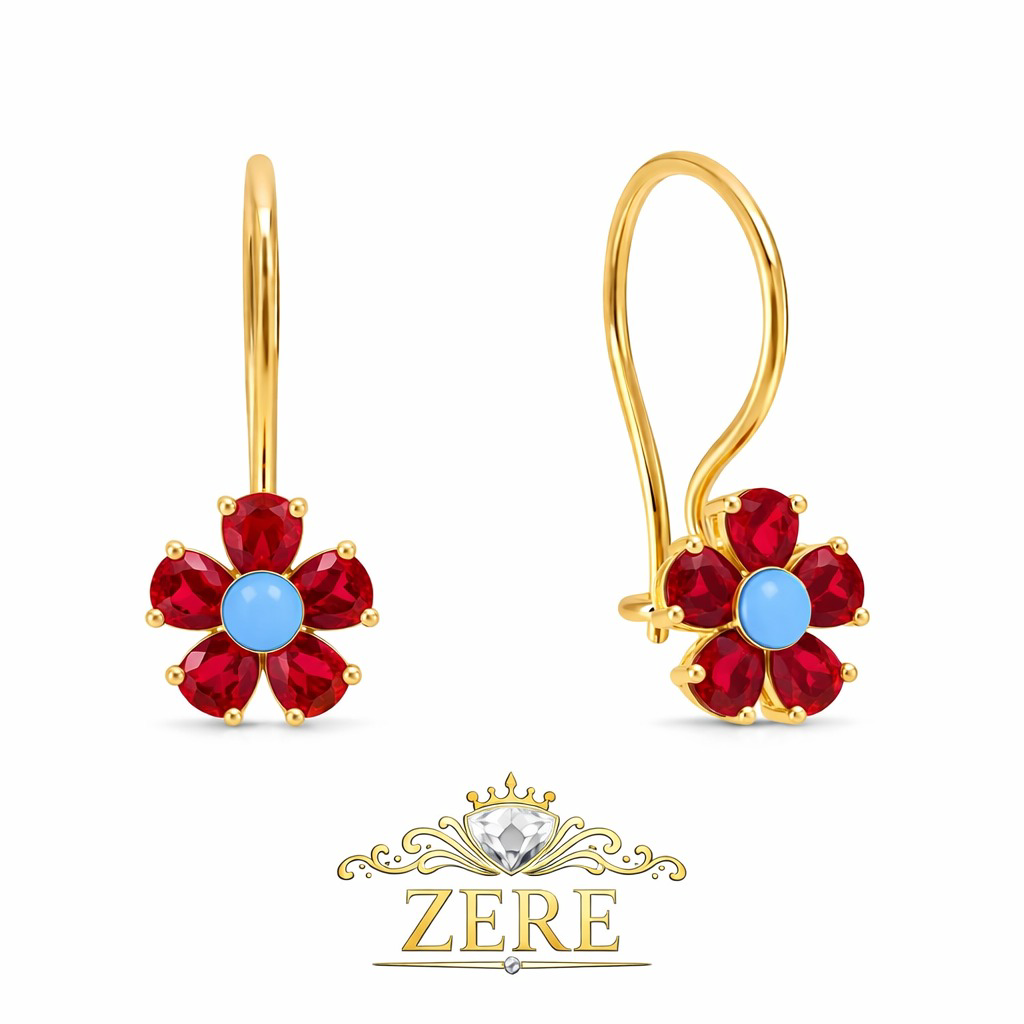 Серьги детские Zere ZR270315 золото 1.16гр купить,104100