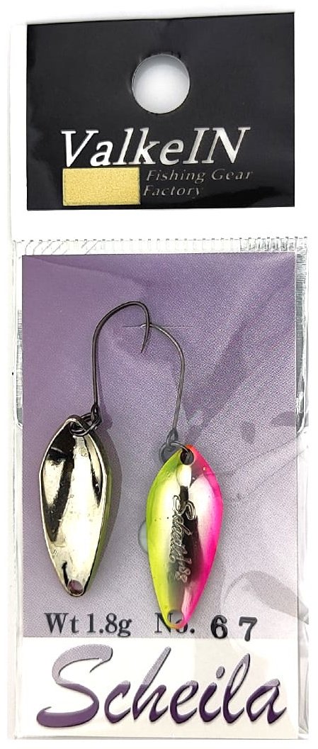 Блесна ValkeIN ValkeIN Scheila# 1.8g Color 67, Reaction Clown 1 шт