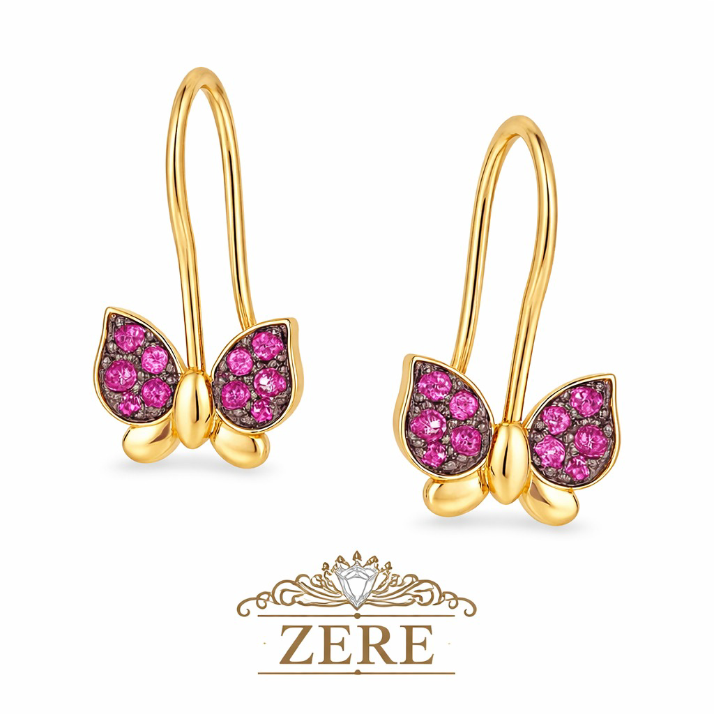 Серьги детские Zere ZR270317 золото 1.01гр купить,89100