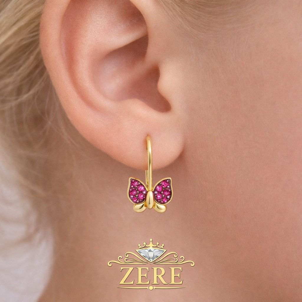 Серьги детские Zere ZR270317 золото 1.01гр купить,89100