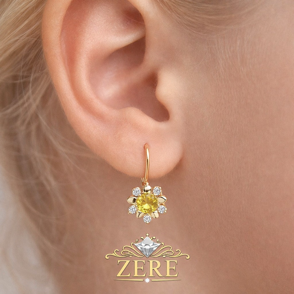 Серьги детские Zere ZR270311 золото 1.03гр купить,91100