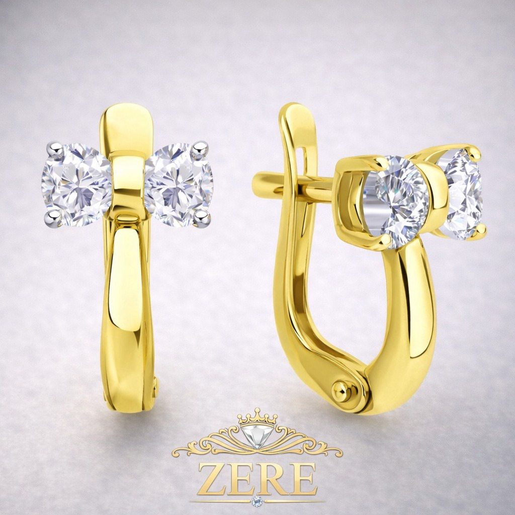 Серьги Zere ZR270303 золото 2.07гр купить,195100