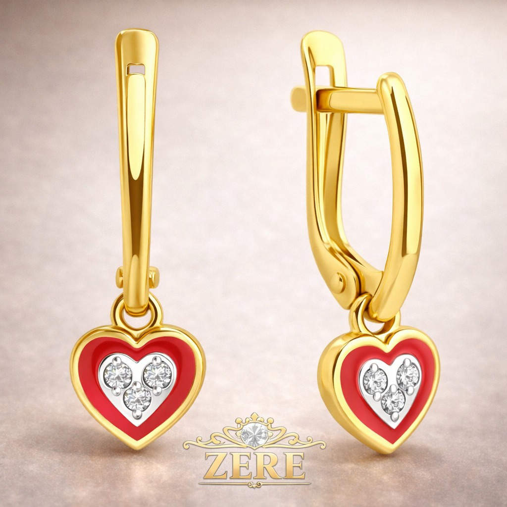 Серьги Zere ZR270308 золото 1.51гр - ForteMarket Серьги Zere ZR270308 золото 1.51гр купить,132125