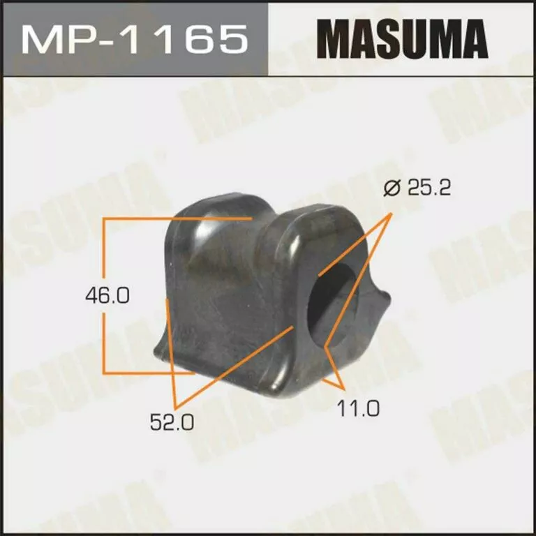 Втулка стабилизатора Masuma MP-1165 48815-28210 d25.2 R купить,NaN