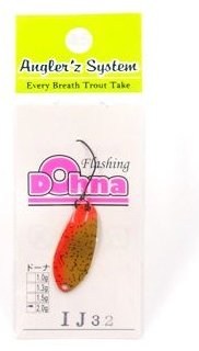 Блесна Dohna 2,5gr IJ32 1 шт красный, оранжевый