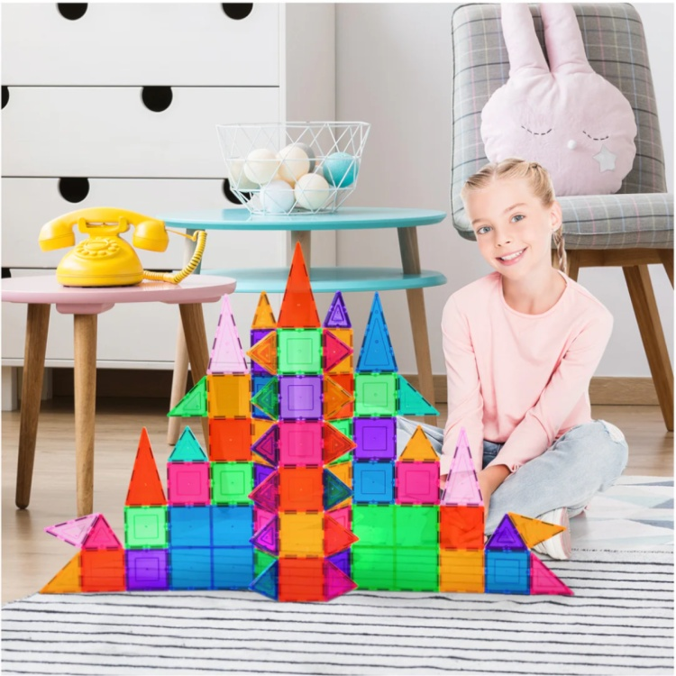 Конструктор PicassoTiles классический магнитный 101 деталь купить,NaN