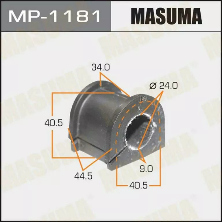 Втулка стабилизатора Masuma MP-1181 d24 MR594335 купить,NaN
