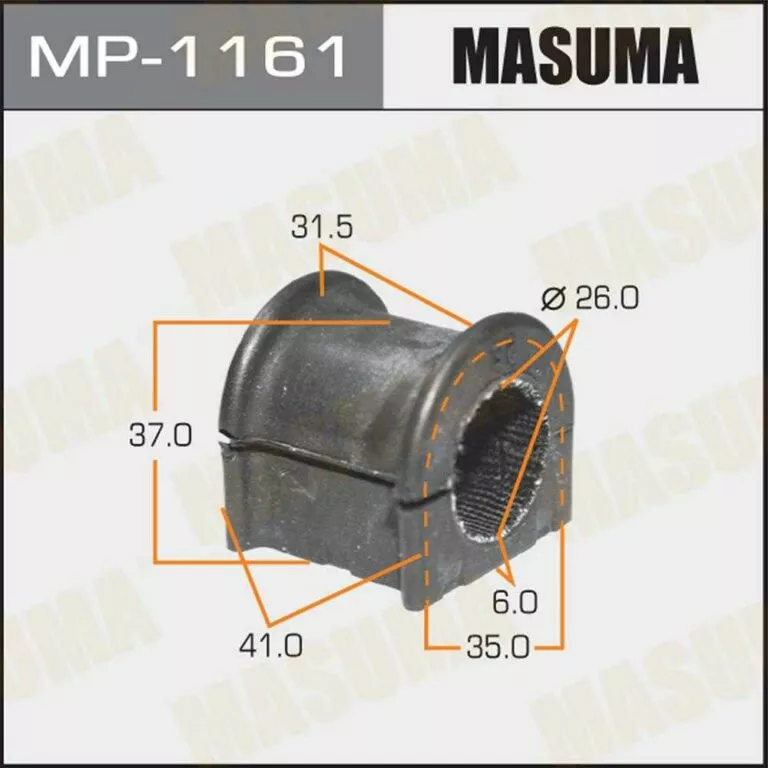 Втулка стабилизатора Masuma MP-1161 d26 48815-28150 купить,NaN