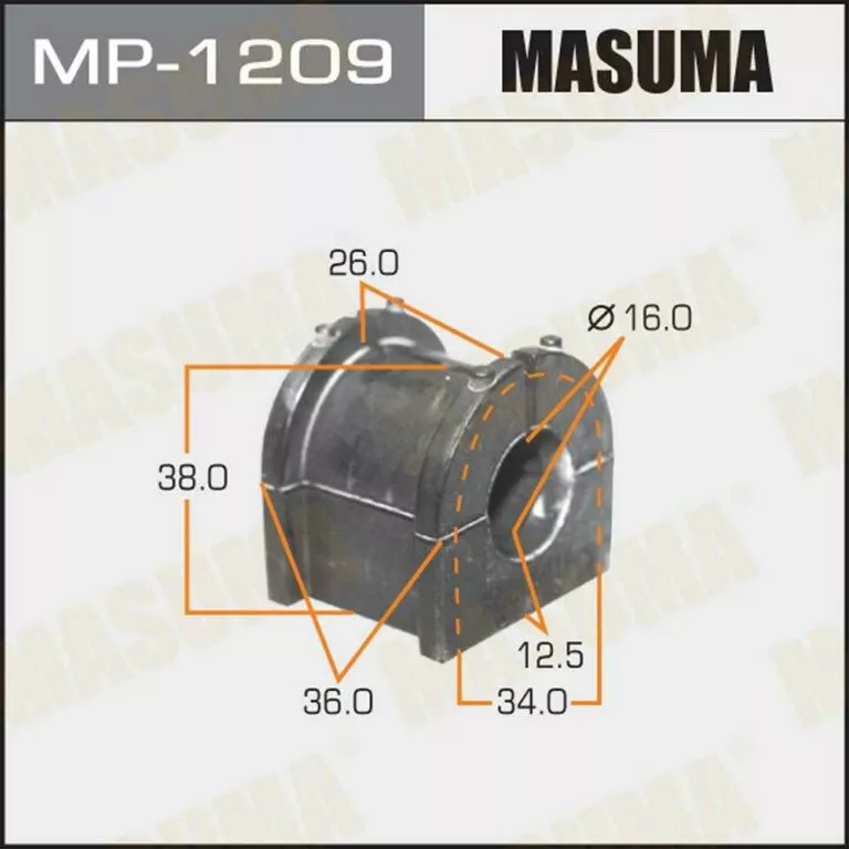 Втулка стабилизатора Masuma MP-1209 купить,NaN