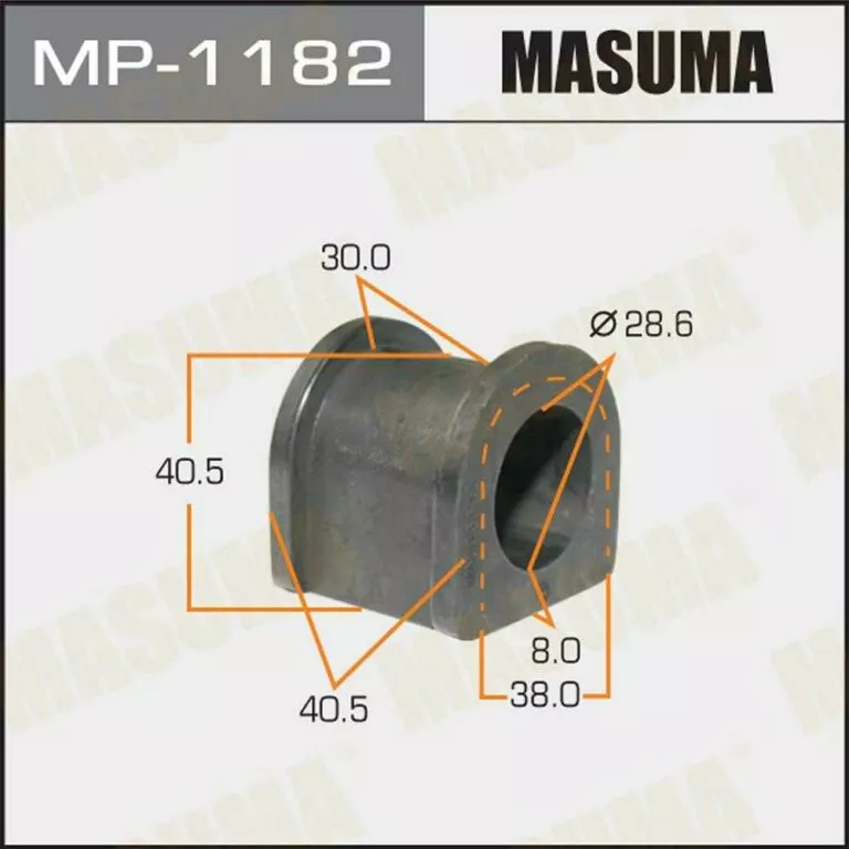 Втулка стабилизатора Masuma MP-1182 d28.6 MN103392 купить,NaN