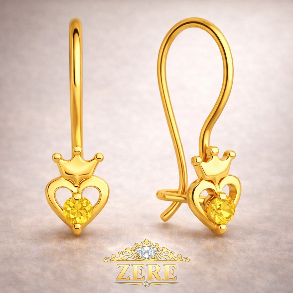 Серьги детские Zere ZR270312 золото 1.15гр купить,114600