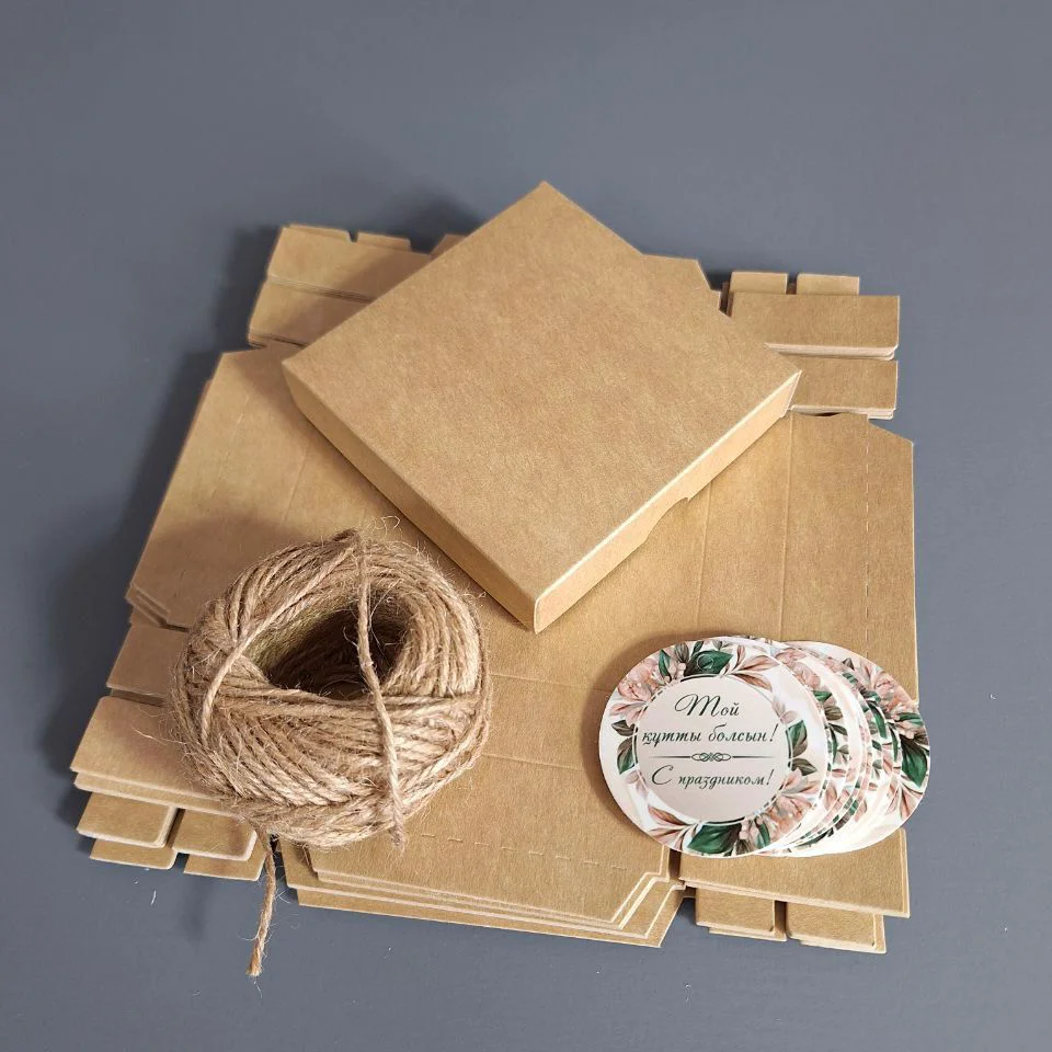 Подарочная упаковка Box.kz Крафт 10 шт 