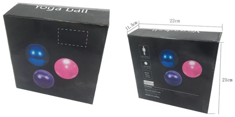 Фитбол FitTop FT-G65 65 см фиолетовый