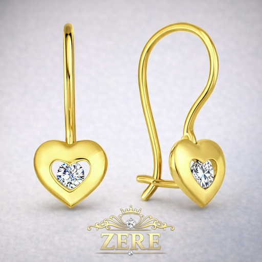 Серьги Zere ZR270305 золото 0.98гр