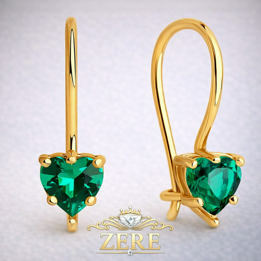 Серьги Zere ZR270327 золото 0.96гр