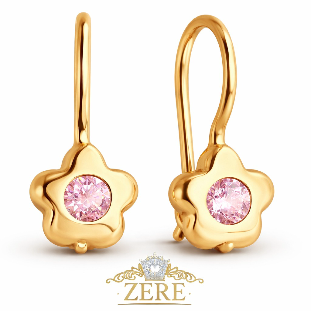 Серьги детские Zere ZR270318 золото 0.92гр купить,74600