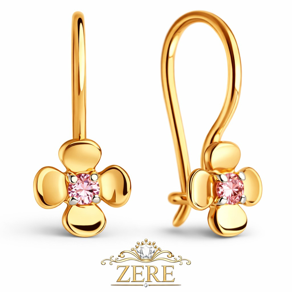 Серьги Zere ZR270320 золото 0.86гр - ForteMarket Серьги Zere ZR270320 золото 0.86гр купить,68700