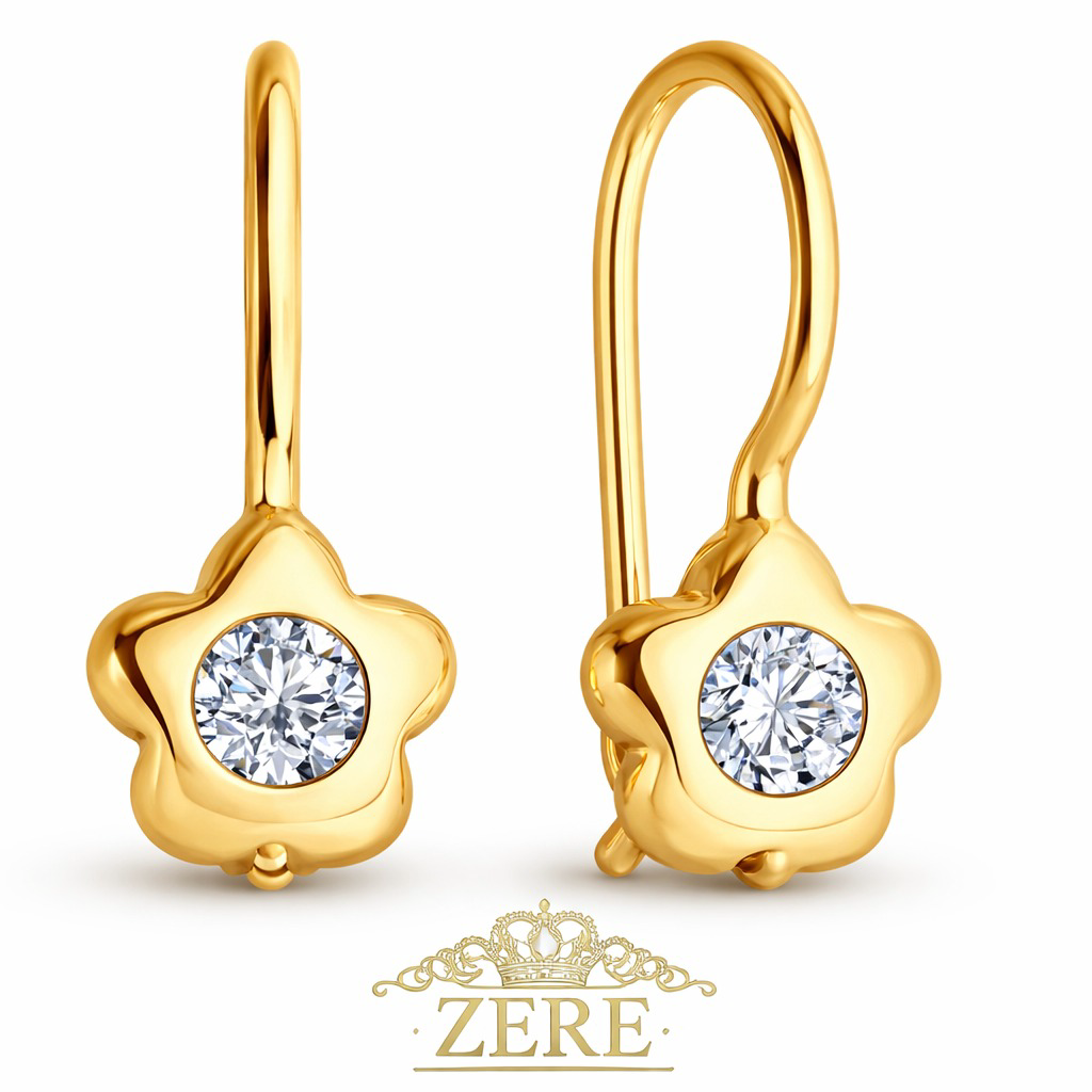 Серьги Zere ZR270325 золото 0.95гр купить,92600