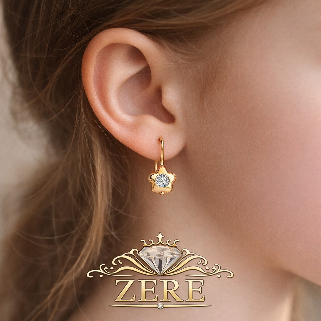 Серьги Zere ZR270325 золото 0.95гр купить,92600