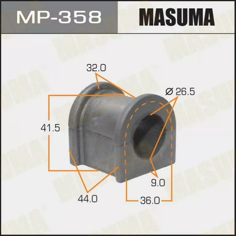 Втулка стабилизатора Masuma MP-358 d26.5 48815-22210 купить,NaN