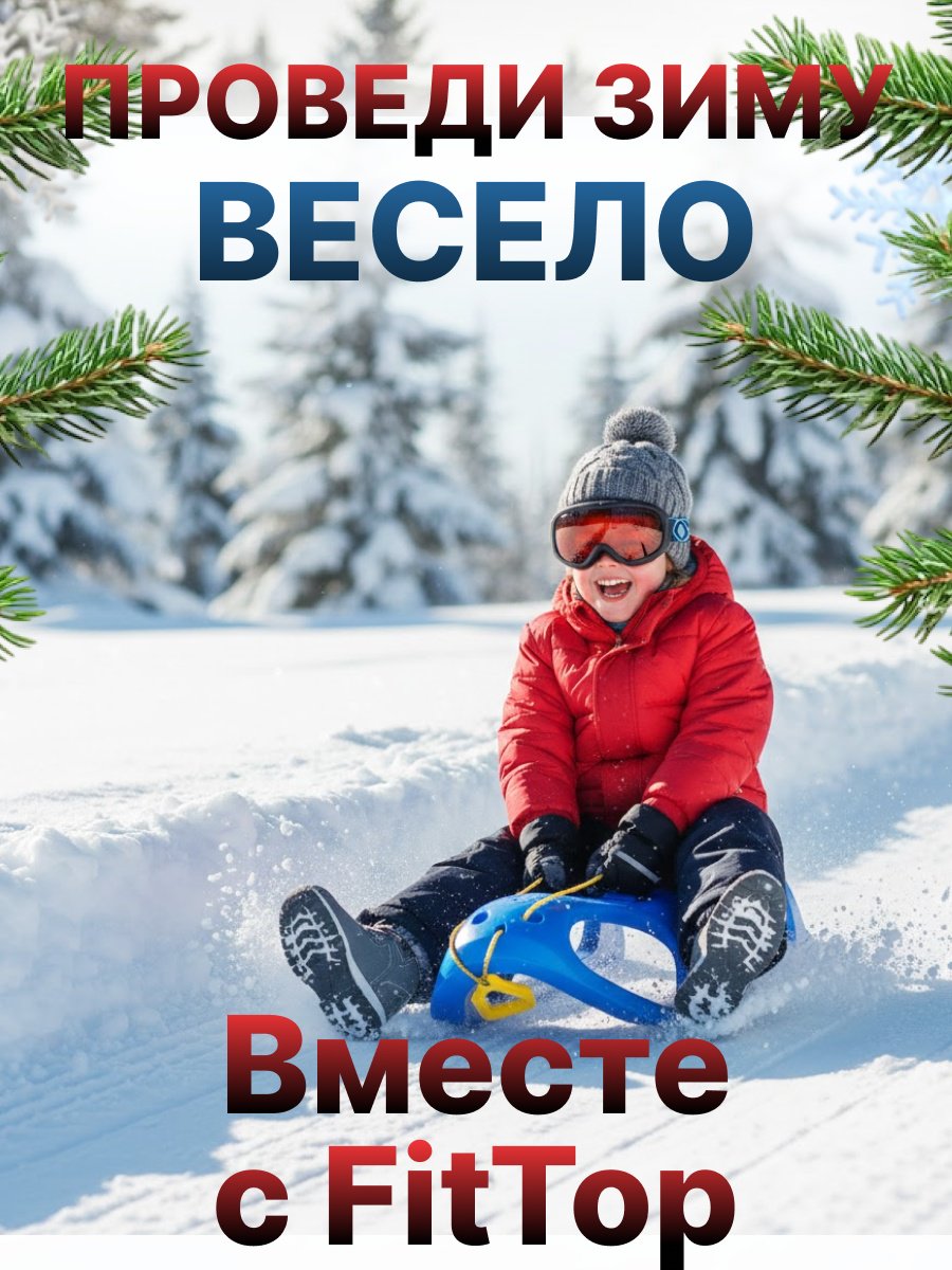 Санки FitTop HLB-04Blue синий