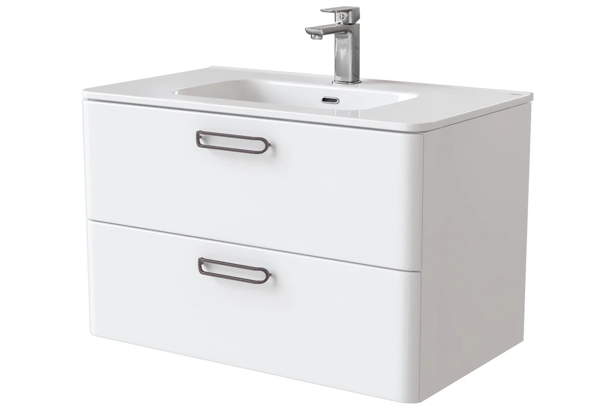 Тумба с умывальником Iddis Brick BRI80W0i95K 0108000i28 80см белый купить,NaN