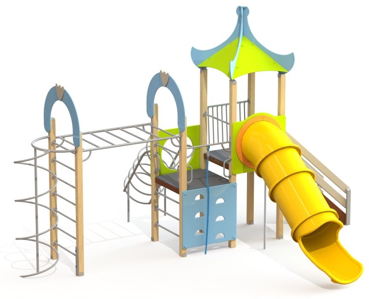 Спортивно-игровой комплекс Activity Park KZ009, 648x550x420 см