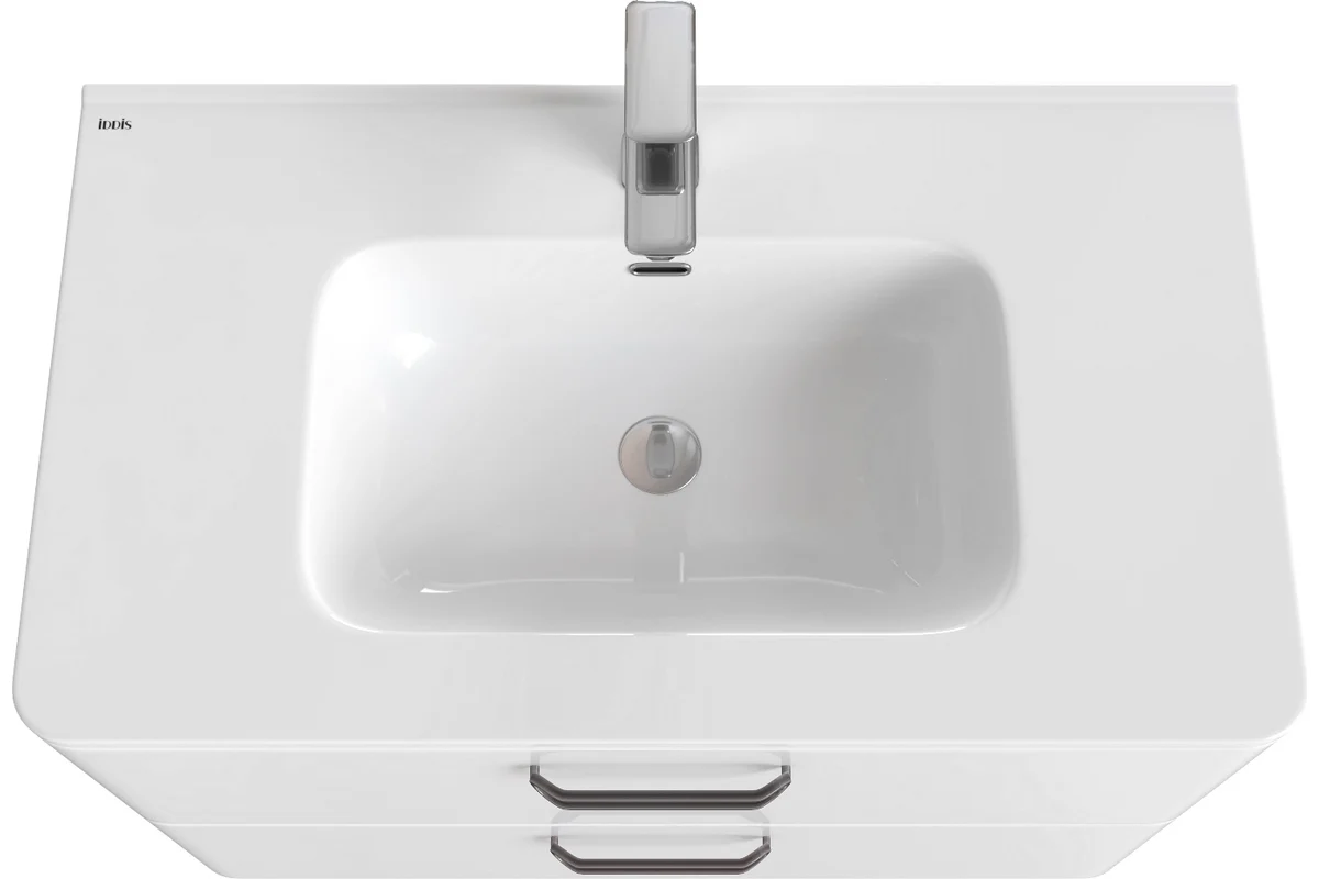 Тумба с умывальником Iddis Brick BRI80W0i95K 0108000i28 80см белый купить,NaN