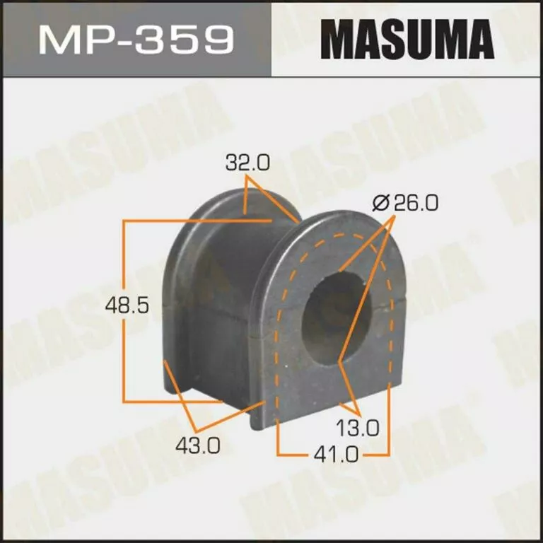 Втулка стабилизатора Masuma MP-359 /TSB-701 d26 48815-28061 купить,NaN