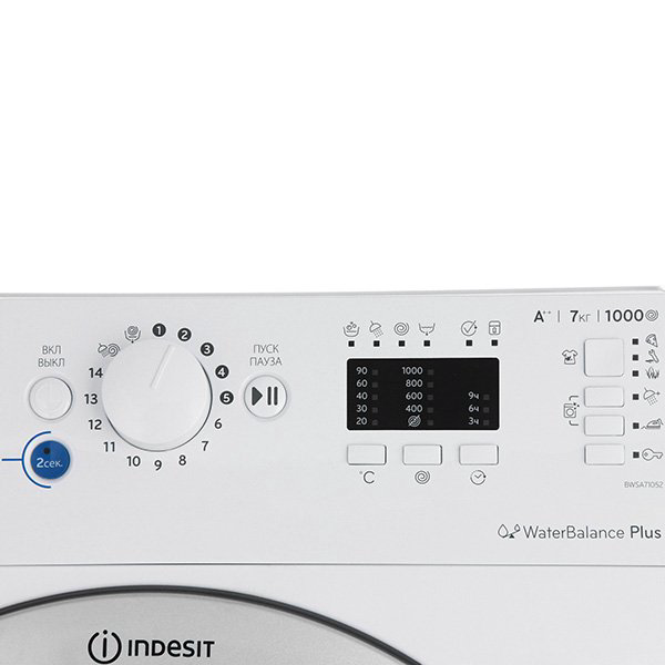 Стиральная машина Indesit BWSA 71052 LS белая купить,NaN