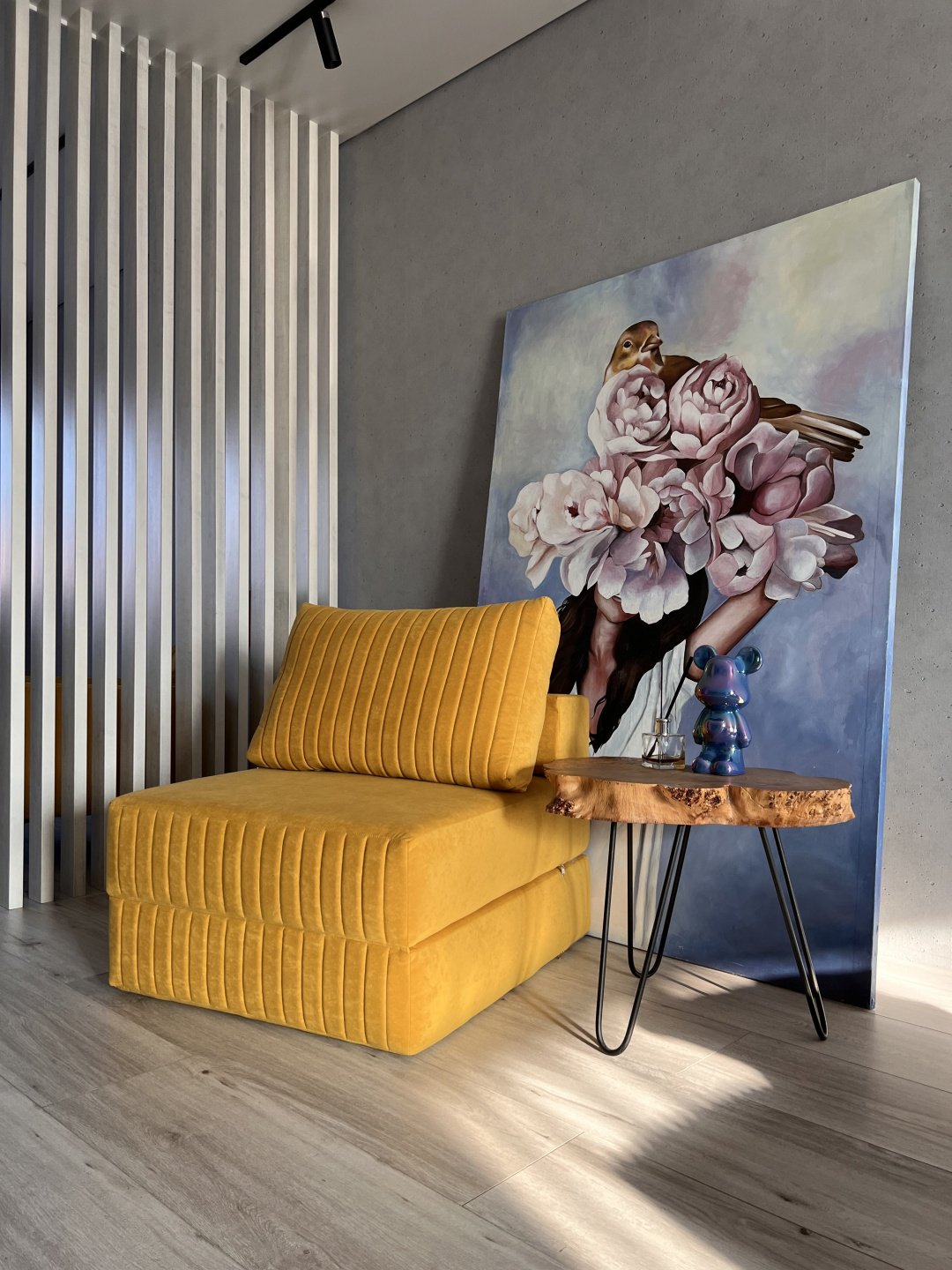 Бескаркасное кресло PRESTIGE MEBEL 09 , обивка велюр, желтый купить,NaN