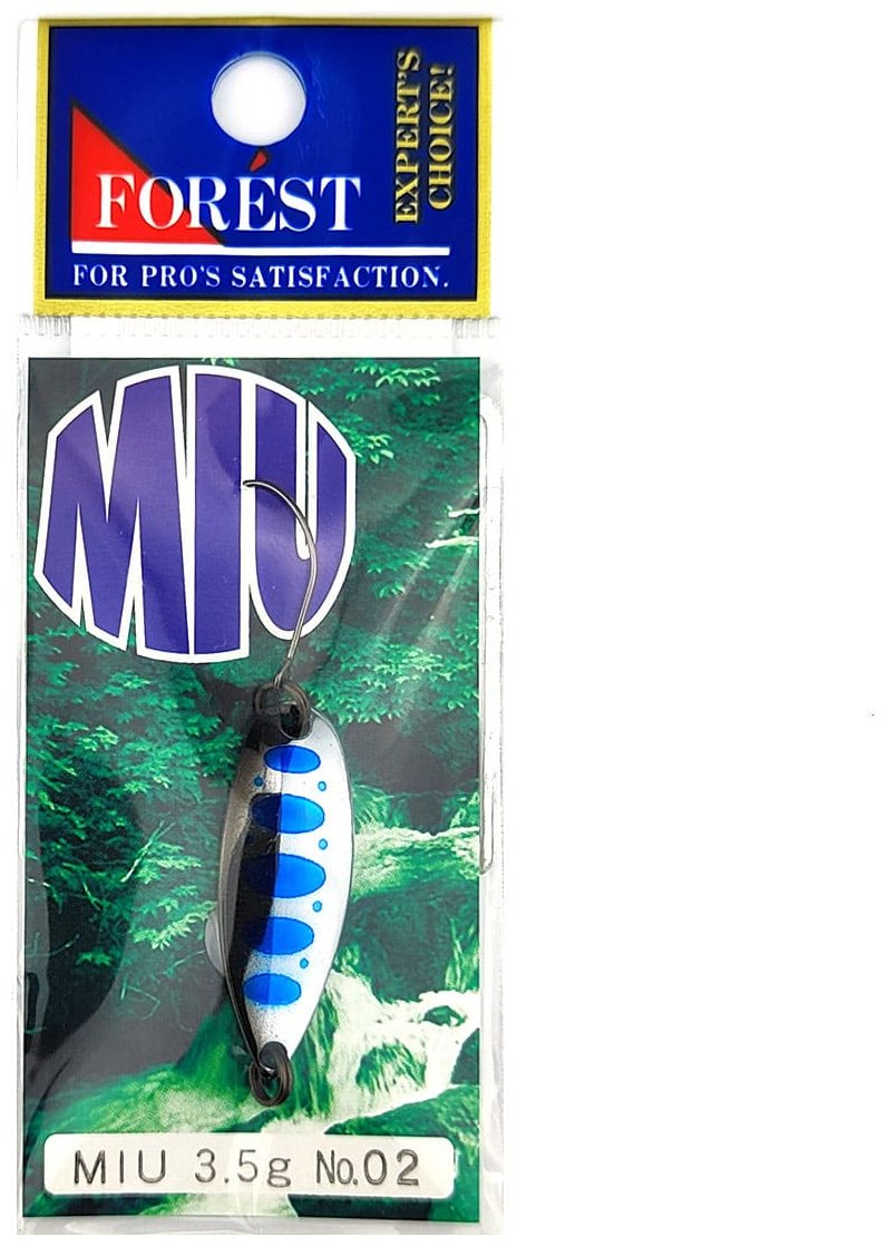 Блесна FOREST Miu Native Series 1 шт 32 мм Silver Yamame
