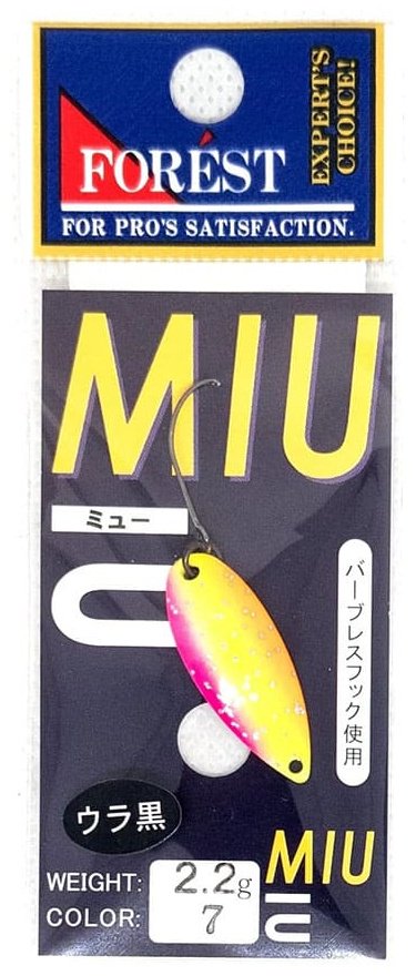Блесна FOREST Колеблющиеся блесны Miu Standart 2.2g, color Native Special 1 шт 28 мм Native Special купить,NaN