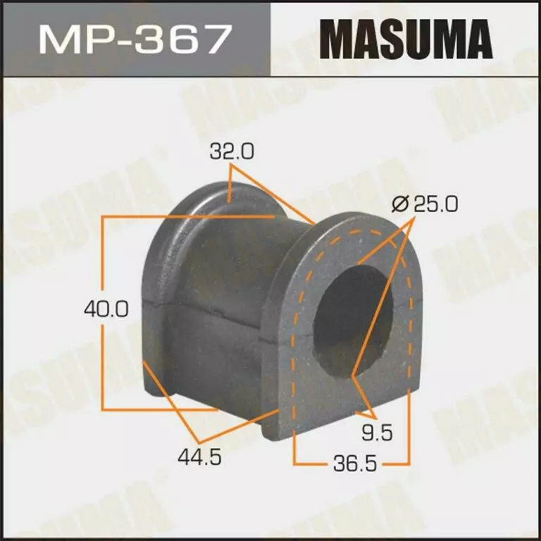 Втулка стабилизатора Masuma MP-367 d25 48815-22260 купить,NaN