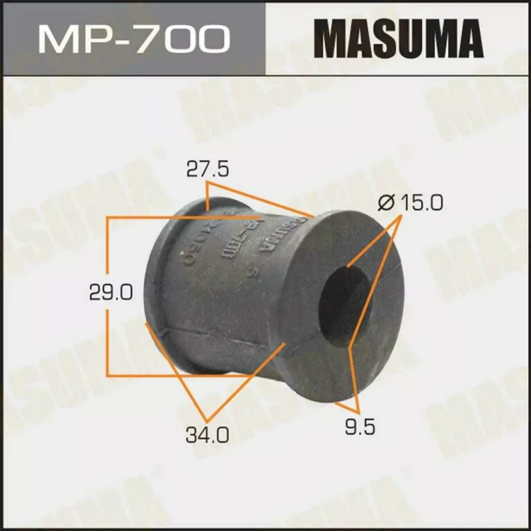 Втулка стабилизатора Masuma MP-700 d15 48818-21050/mp-586 купить,NaN