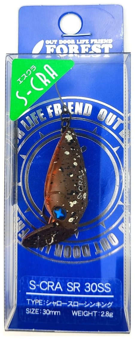 Воблер FOREST Forest S-CRA 30SS 1 шт 30 мм Stain